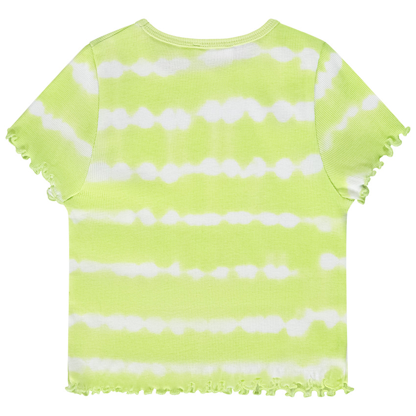T-shirt manches courtes effet tie & dye pour fille 