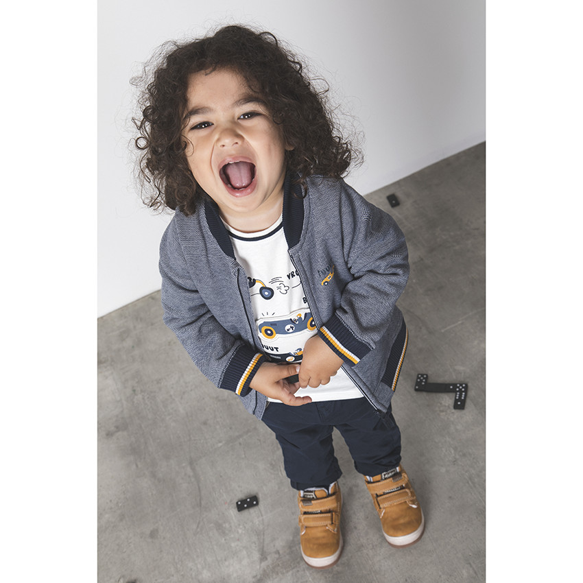 T-shirt κοντομάνικο με σχέδιο για bebe αγόρι 