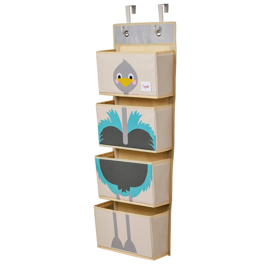 3 Sprouts Κρεμαστή θήκη Hanging Wall Organizer Ostrich Blue 