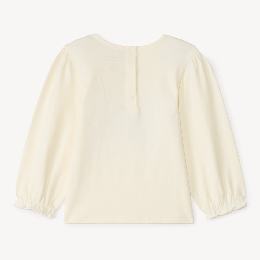 T-shirt με μακρύ μανίκι με σχέδιο πεταλούδας για κορίτσι μωρό 