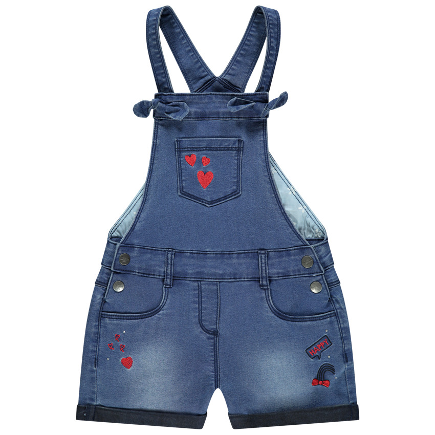 Σαλοπέτα κοντή jean effet used με Μικρά Κεντήματα  Additional Σαλοπέτα κοντή jean effet used με Μικρά Κεντήματα