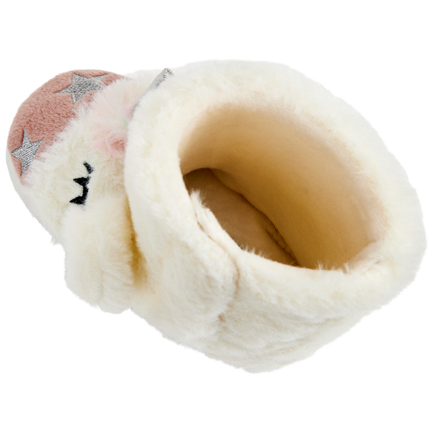 Μποτάκια με ψεύτικη γούνα μονόκερος για κορίτσι 