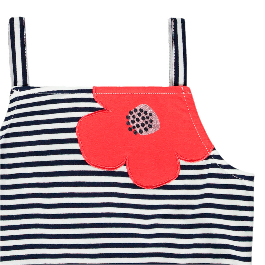 Σετ πλαζ marinière για κορίτσι 