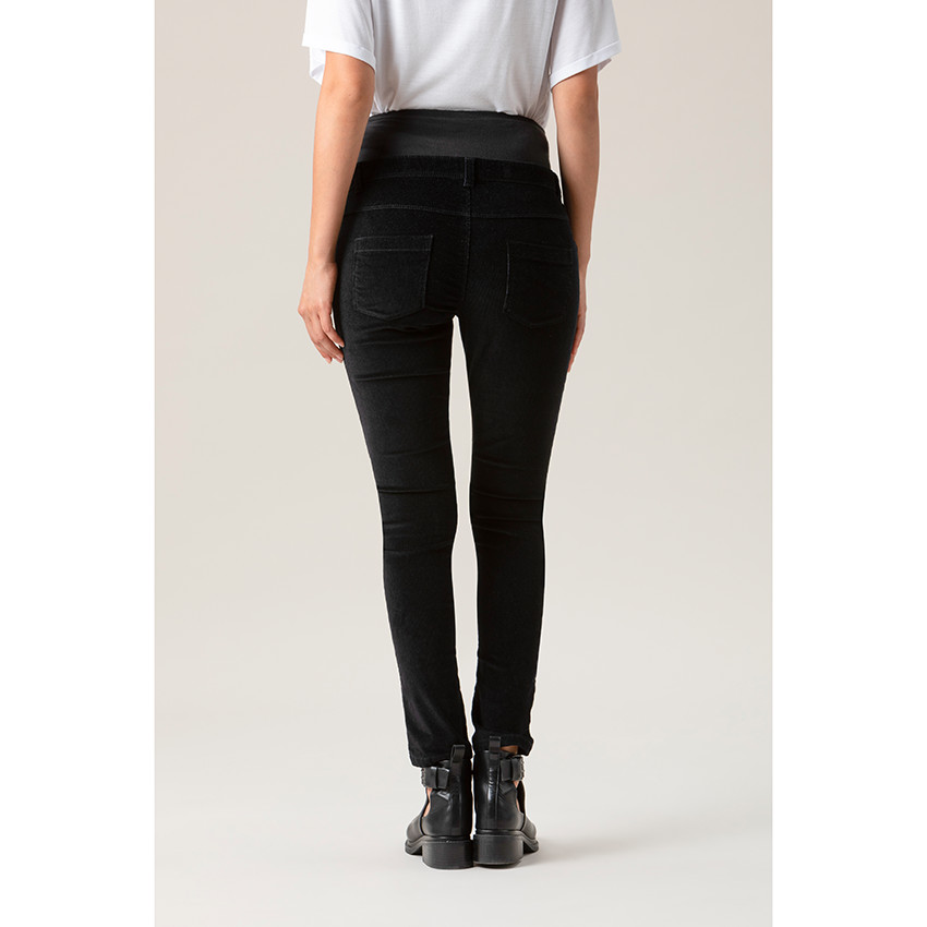 Βελούδινο παντελόνι εγκυμοσύνης σε γραμμή slim  