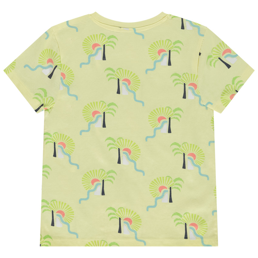 Κοντομάνικο μπλουζάκι με φαντεζί σχέδιο arty για αγόρι 