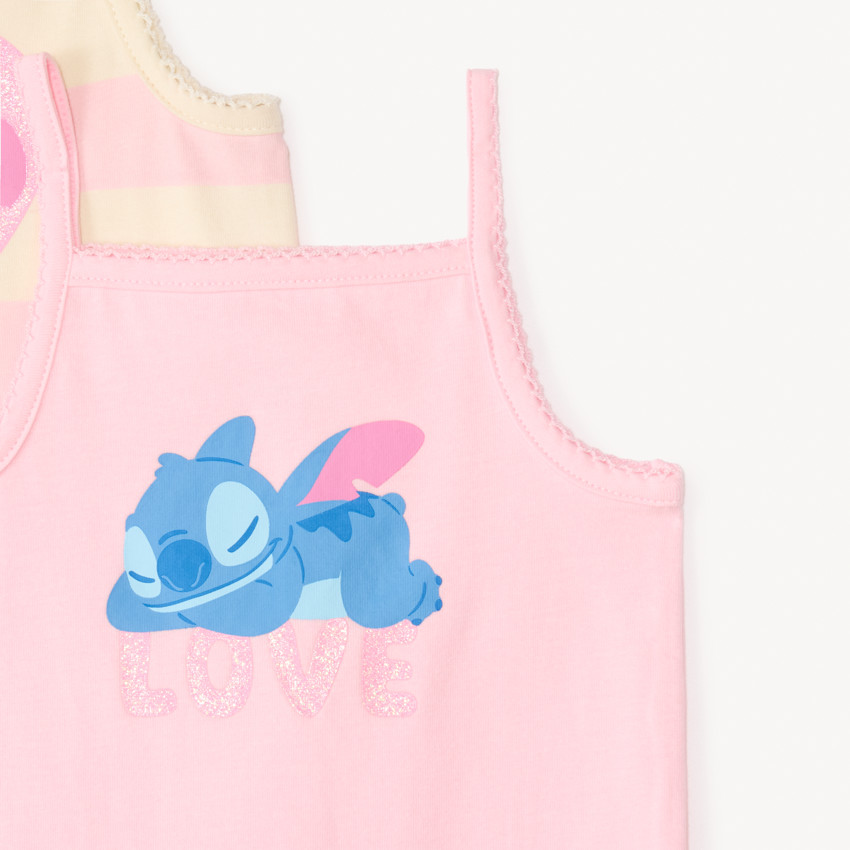 Σετ 3 κορσέδων με στάμπα Stitch Disney για κορίτσι μωρού 