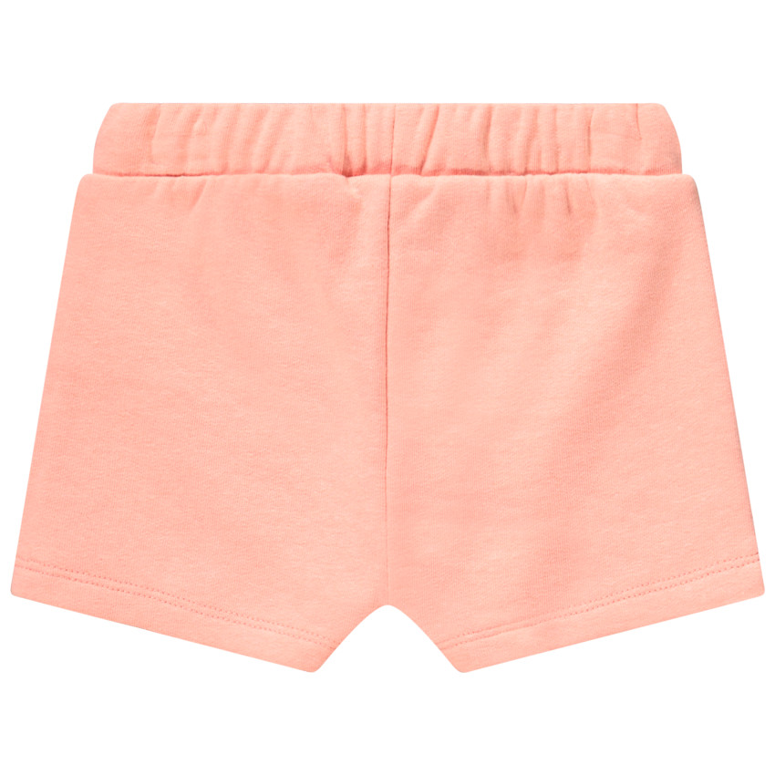 Σορτς από molleton με print λουλούδι για bebe κορίτσι 