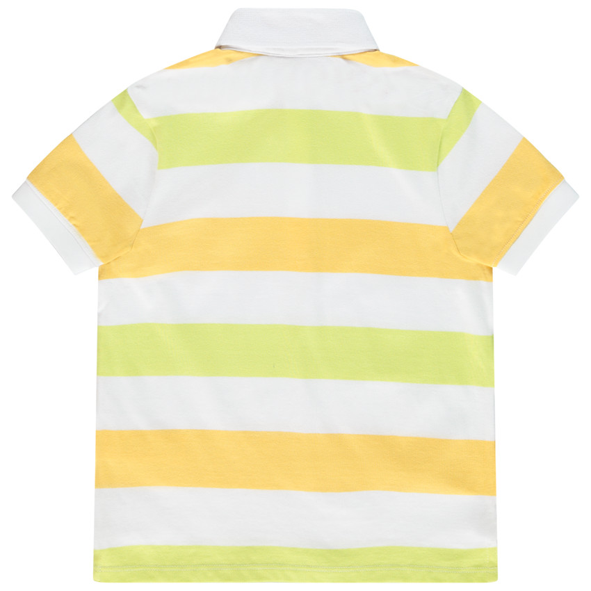 Polo κοντομάνικο μεγάλες ρίγες σχέδιο Le Roi Lion Disney για αγόρι 