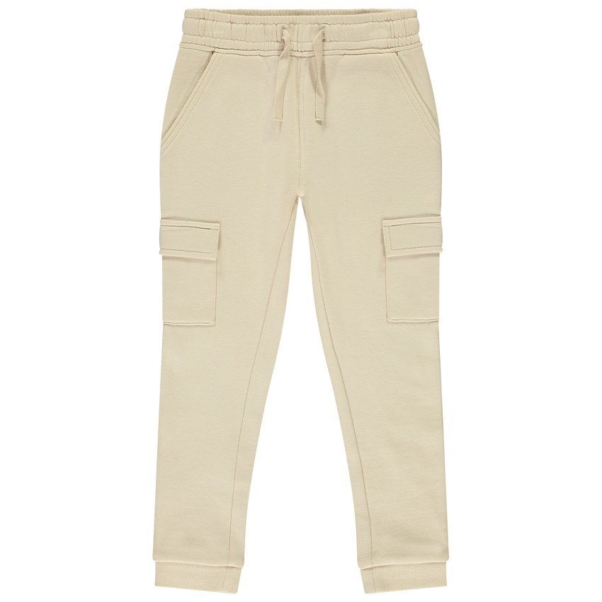 Φούτερ πλεκτό μονόχρωμο με στυλ cargo για κορίτσι 