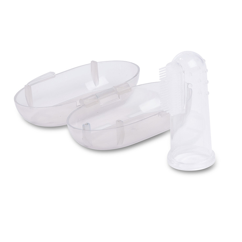 Φροντίδα μασάζ για ούλα + κουτί - Λευκό 