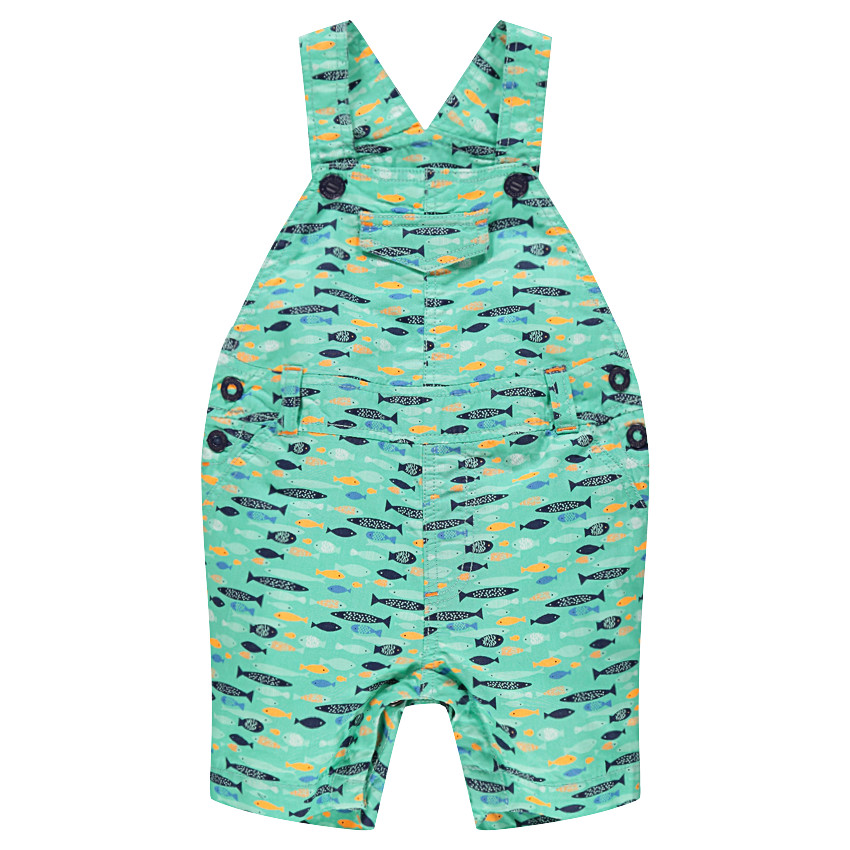 Κοντή σαλοπέτα με εμπριμέ μοτίβο ψαράκια 