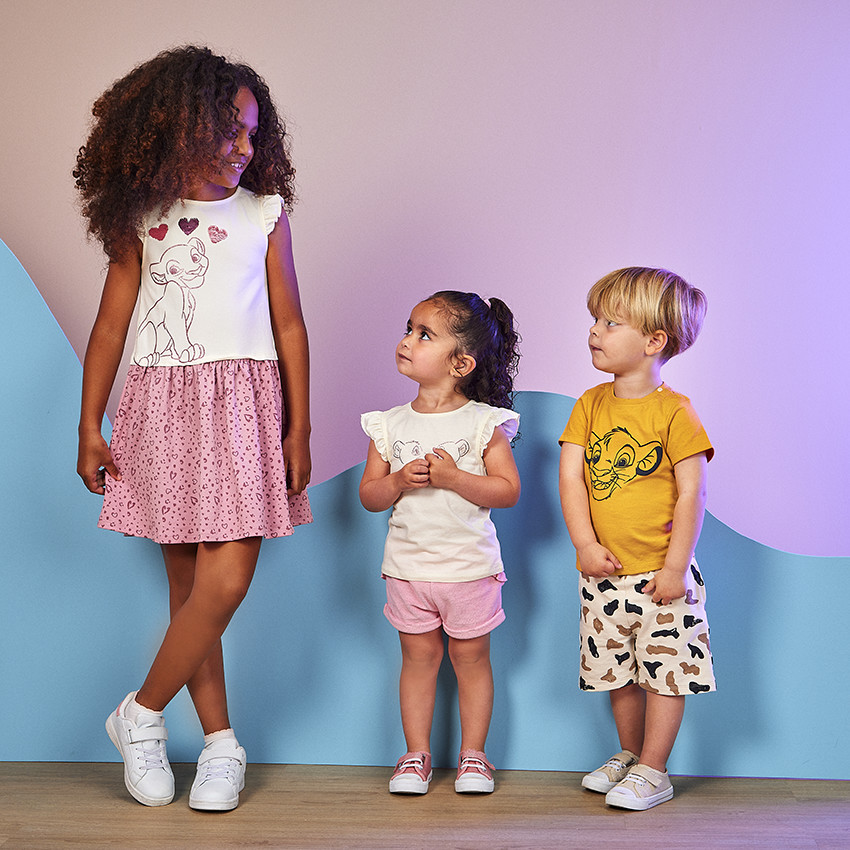 Φόρεμα effet 2-σε-1 Nala Disney με μαγικές παγιέτες για κορίτσι 