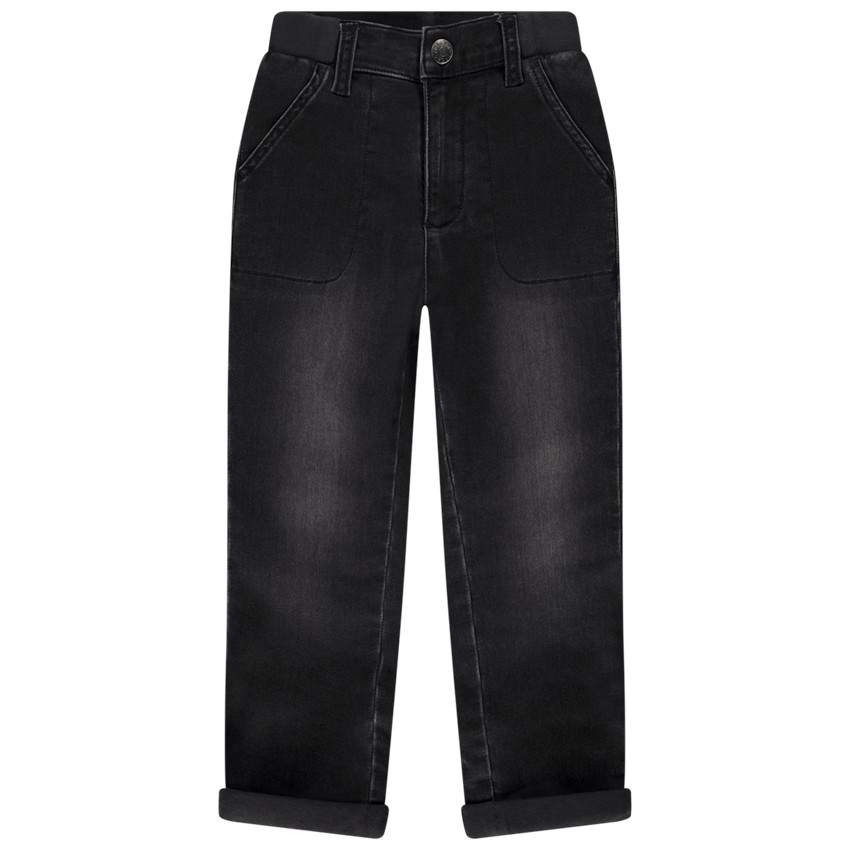 Τζιν ίσιο με επένδυση από jersey για αγόρι 