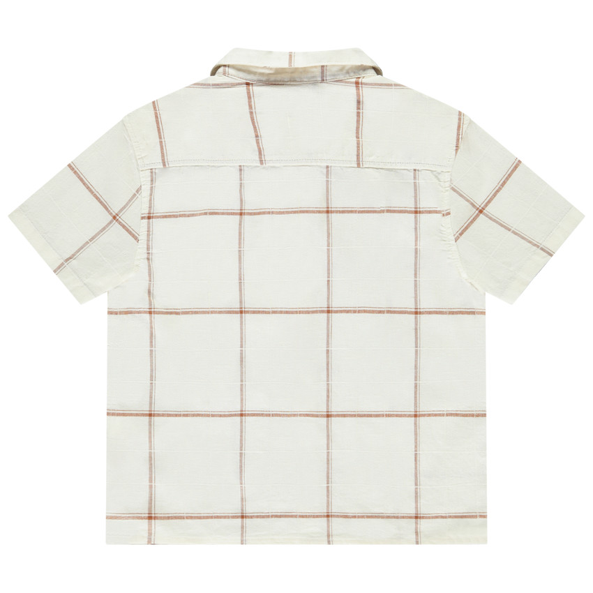 Πουκάμισο κοντομάνικο καρό για αγόρι 