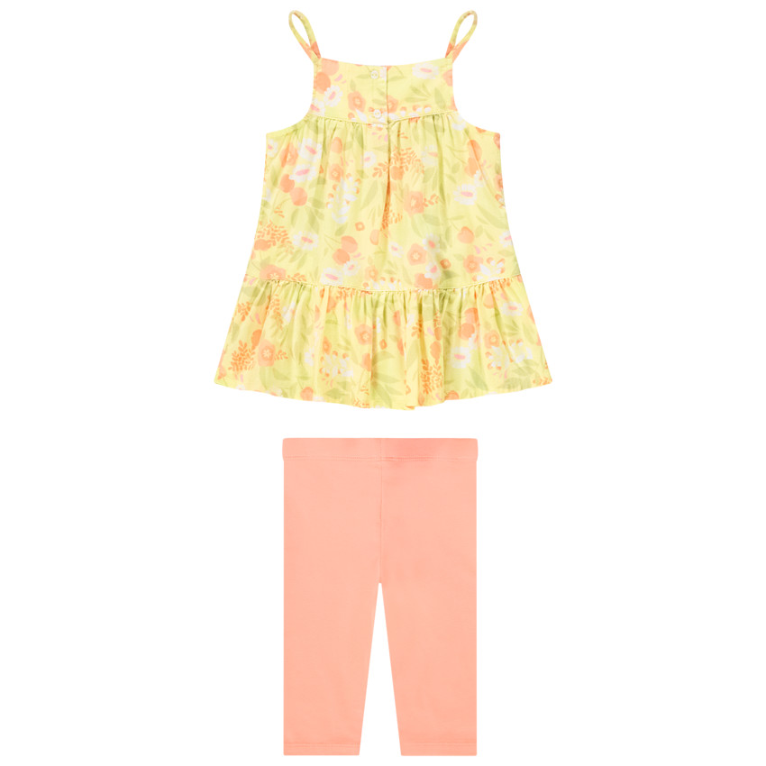 Σέτ 2 τμχ. με φαντεζί σχέδιο για μωρό κορίτσι 