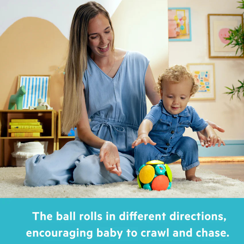 JOUET DIVERS 1ER AGE BALLE D'ACTIVITE WOBBLE BOBBLE 