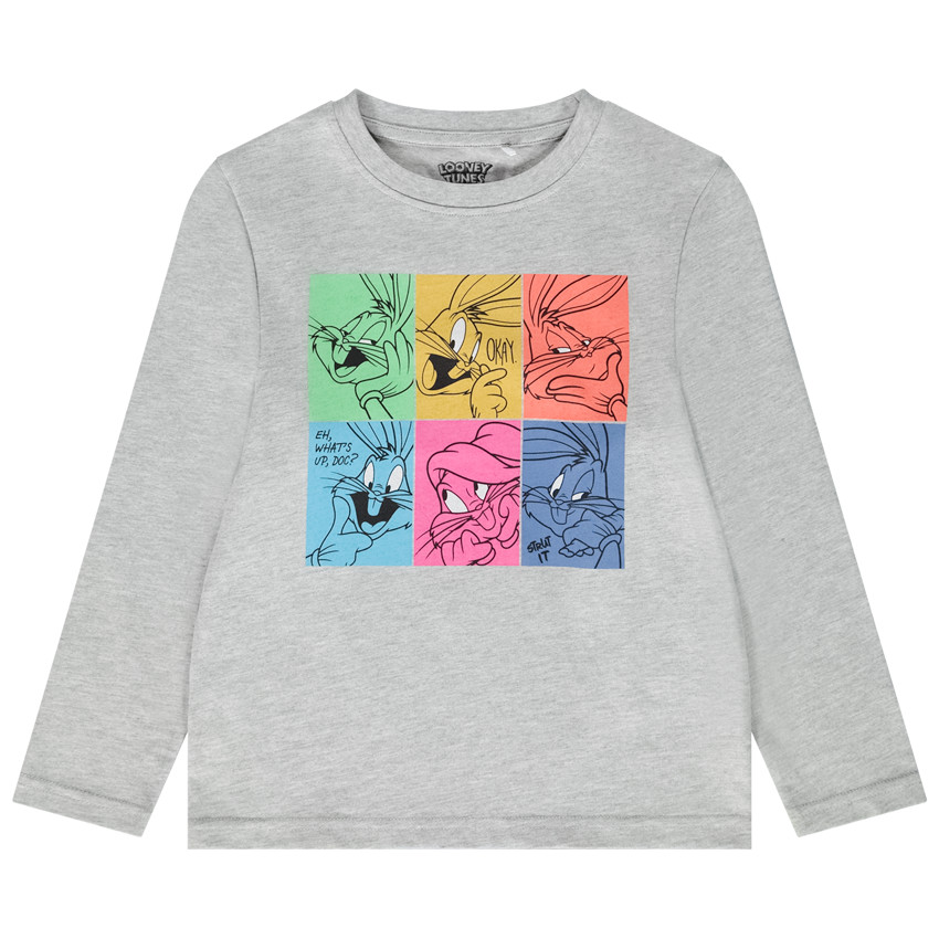 T-shirt μακρυμάνικο με τύπωμα Bugs Bunny Looney Tunes αγόρι 