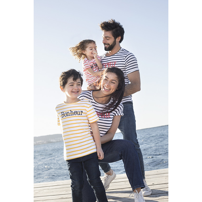 Κοντομάνικο μπλουζάκι unisex για bebe σε σχέδιο marinière 