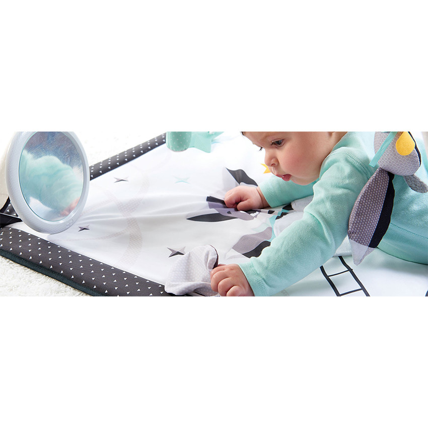 Χαλάκι δραστηριοτητων GYMINI BLACK & WHITE DECOR 