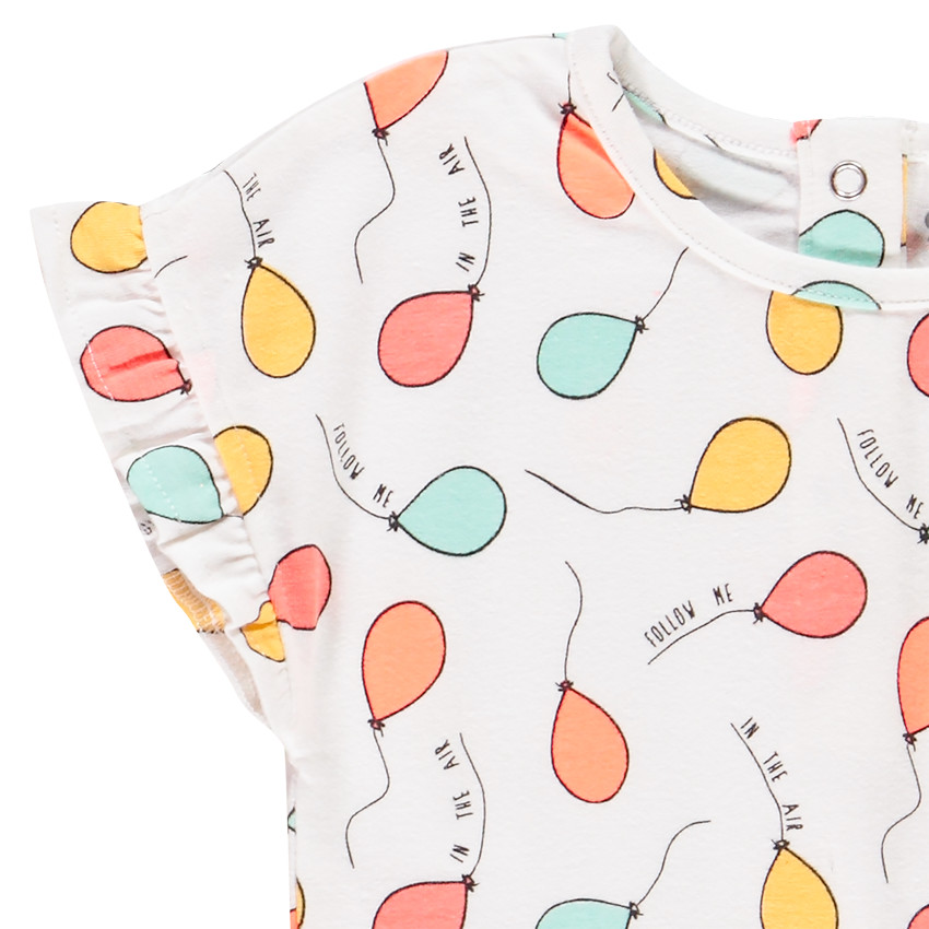 Σετ Φόρεμα + t-shirt κοντομάνικο για bebe κορίτσι Main Σετ Φόρεμα + t-shirt κοντομάνικο για bebe κορίτσι