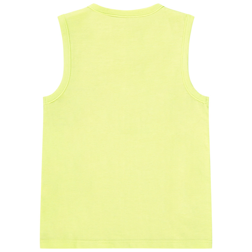 Αμάνικο πλεκτό μπλουζάκι με ριγέ σχέδιο για μωρό αγόρι 