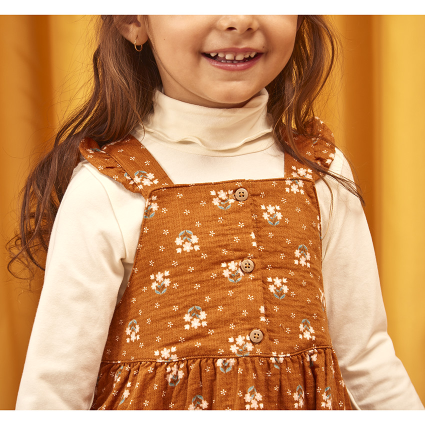 Σετ 2 τμχ. με σαλοπέτα φόρεμα για bebe κορίτσι 