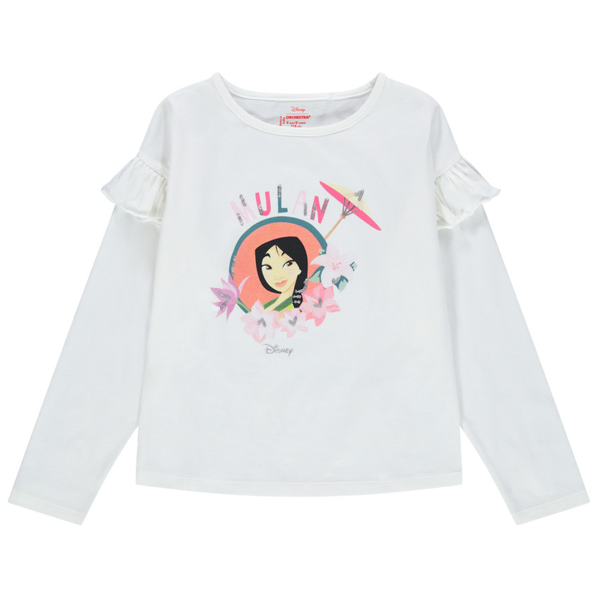 T-shirt manches longues print Mulan Disney  Additional T-shirt manches longues print Mulan Disney