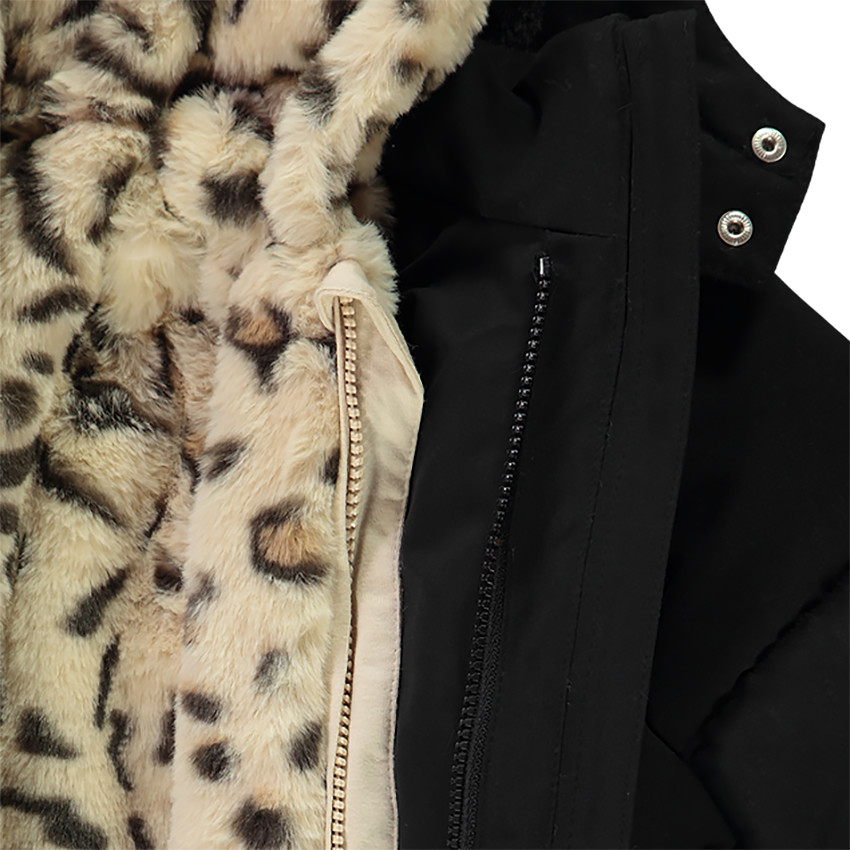 Αδιάβροχο μπουφάν 2 σε 1 με επένδυση sherpa και γιλέκο για κορίτσι 