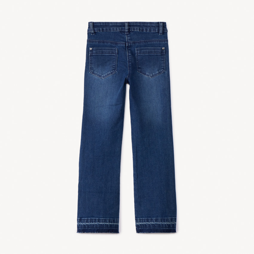 Παντελόνι από denim σε γραμμή καμπάνα για κορίτσι 