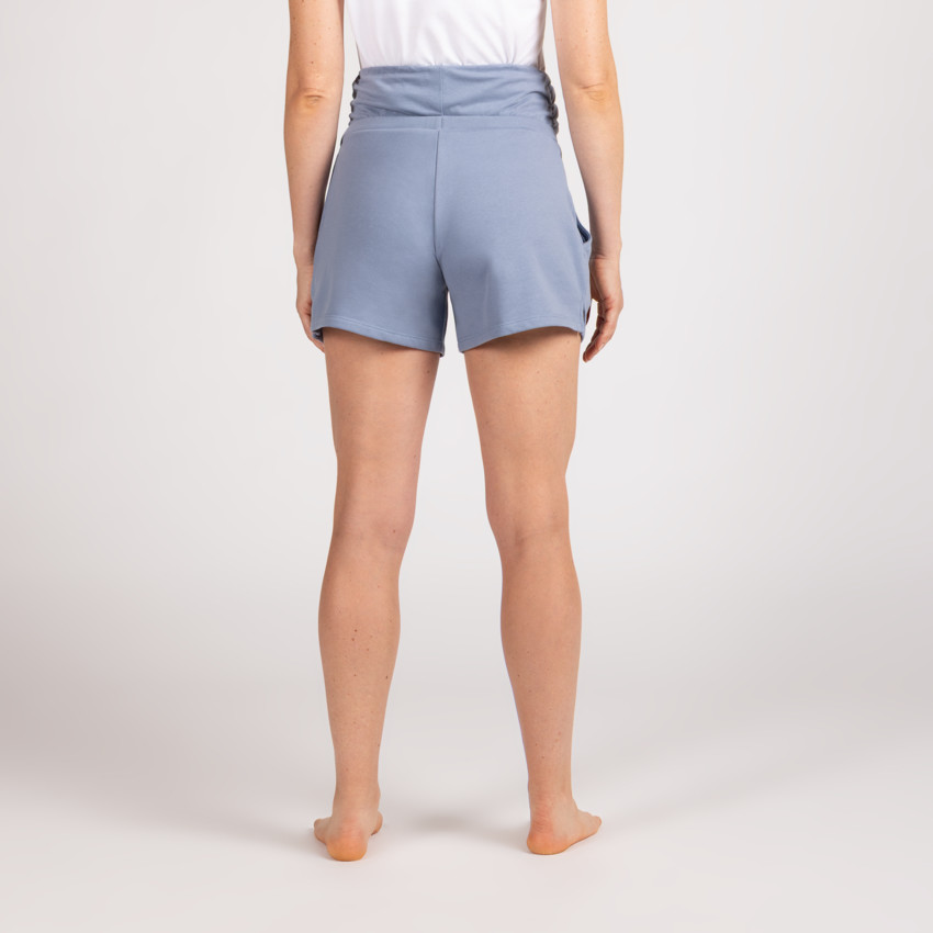 Σορτς εγκυμοσύνης από molleton με ψηλό ελαστικό μπαντάν 