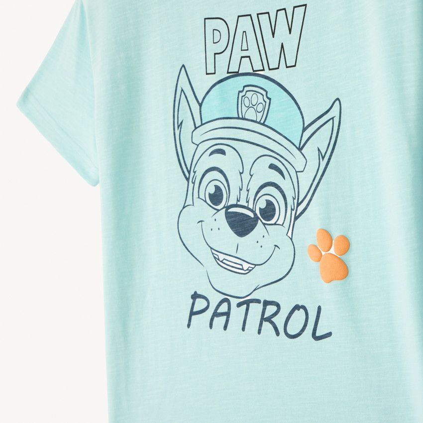 T-shirt κοντομάνικο με τύπωμα Chase από την Πατ' Πατρούλ για αγόρι 