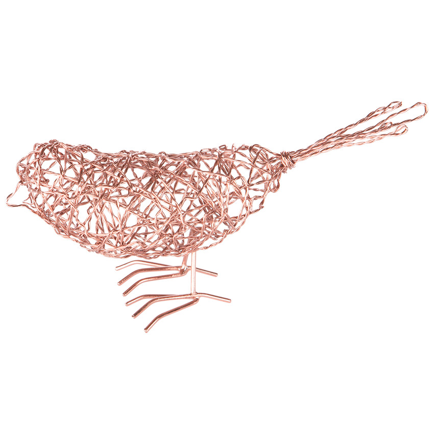 Oiseau décoratif en métal à poser  Additional Oiseau décoratif en métal à poser