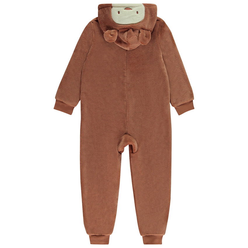 Παιδικό πλεκτό σούρπιτζα με σχέδιο πίθηκος από sherpa 