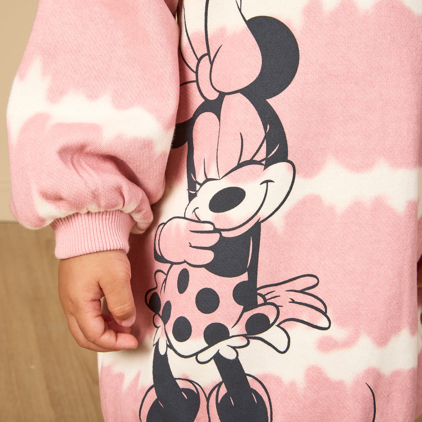 Φόρεμα φούτερ με εφέ tie & dye Minnie Disney για κορίτσι 