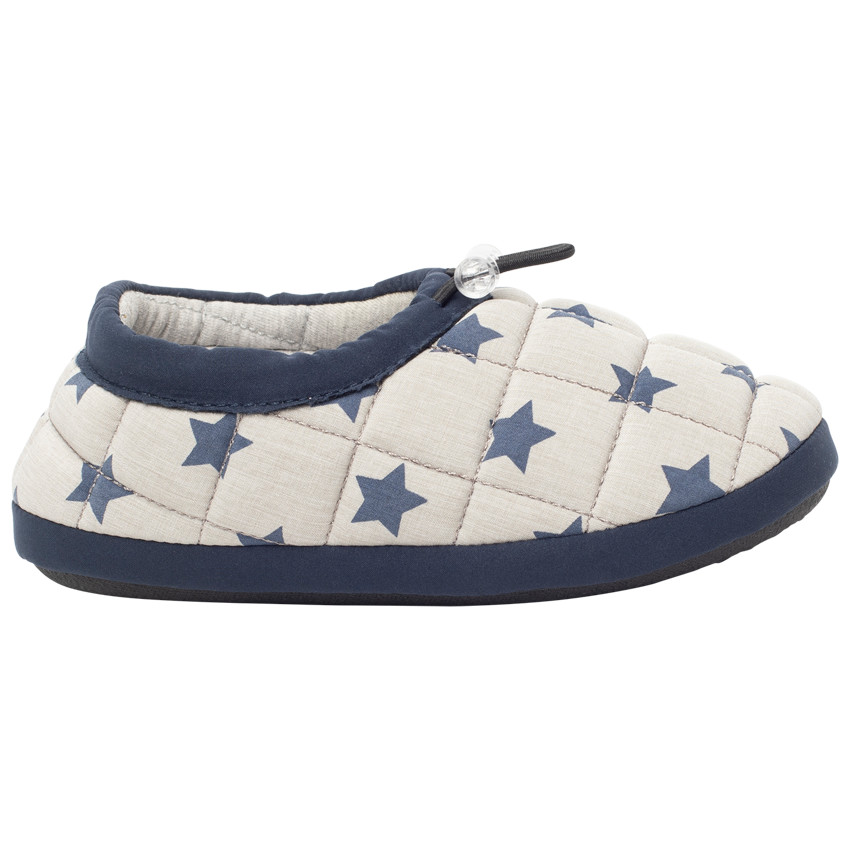 Chaussons bas élastiqués effet matelassé et imprimé étoiles all-over pour garçon 