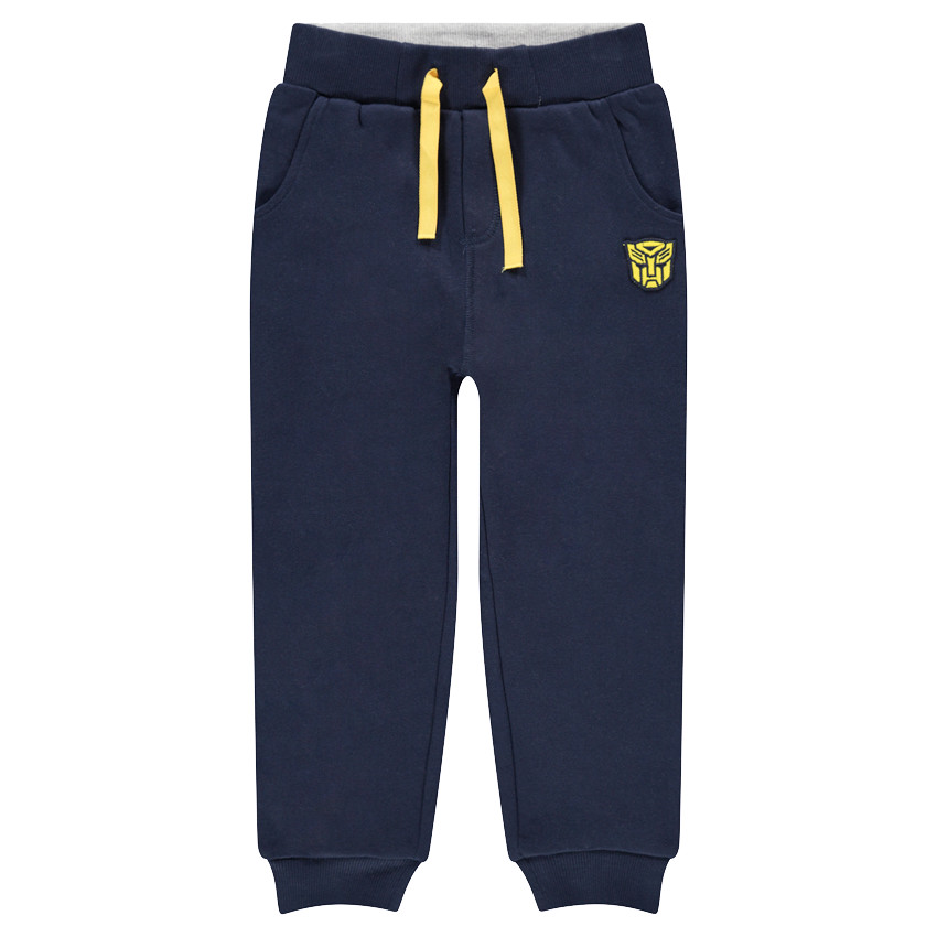 Μονόχρωμο παντελόνι φόρμας από φανέλα με σήμα ©Transformers 