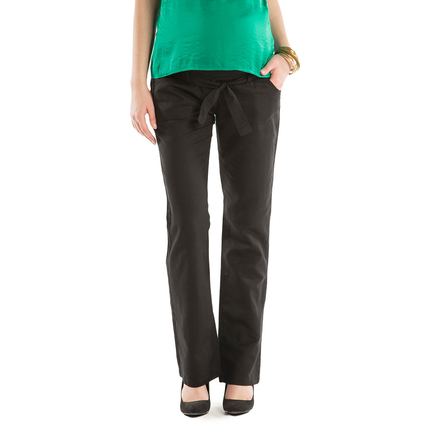 Pantalon droit de grossesse avec bandeau haut  Additional Pantalon droit de grossesse avec bandeau haut