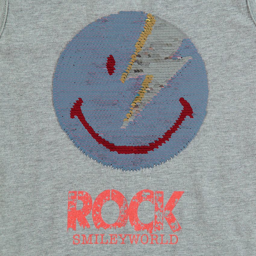 Παιδικά - Αμάνικη ζέρσεϊ μπλούζα με μοτίβο ©Smiley από μαγικές πούλιες 