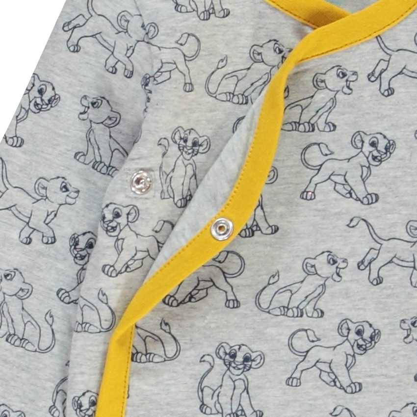 Lot de 3 bodies imprimé Le Roi Lion Disney pour bébé garçon 