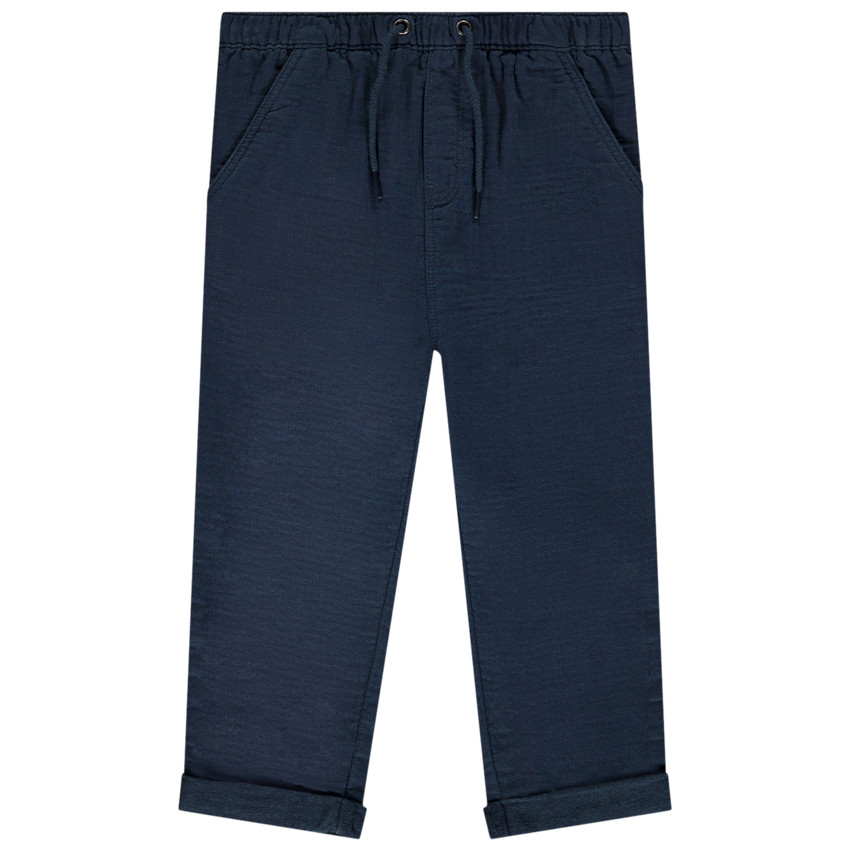 Παντελόνι μονόχρωμο πάνινο για bebe αγόρι  Additional Παντελόνι μονόχρωμο πάνινο για bebe αγόρι