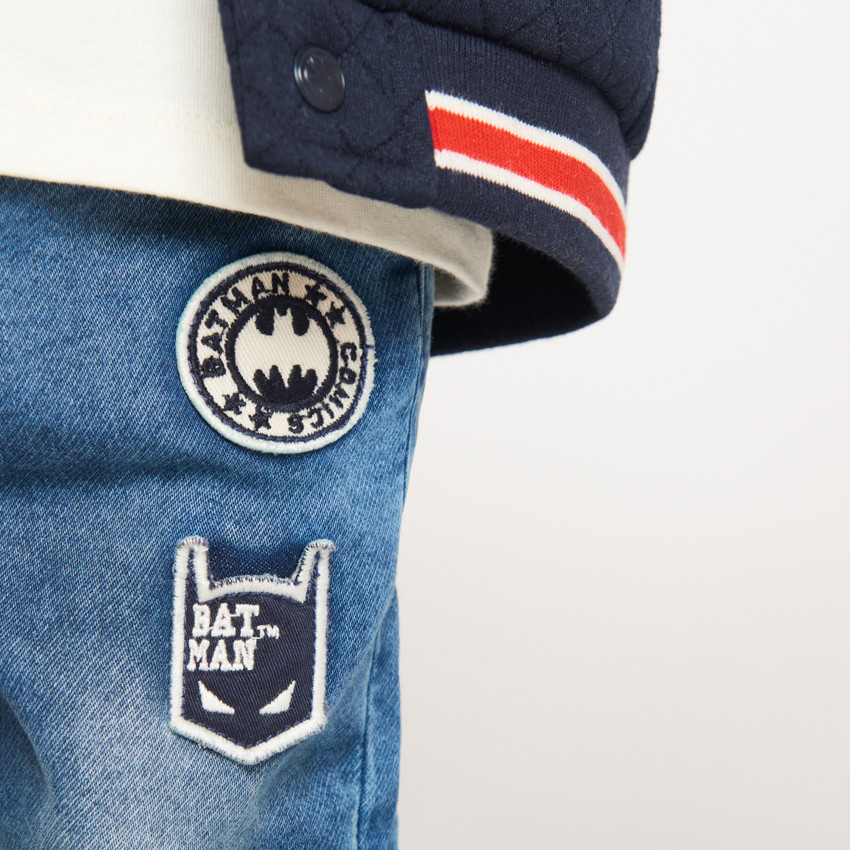Jean slim à motifs Batman Warner pour bébé garçon 