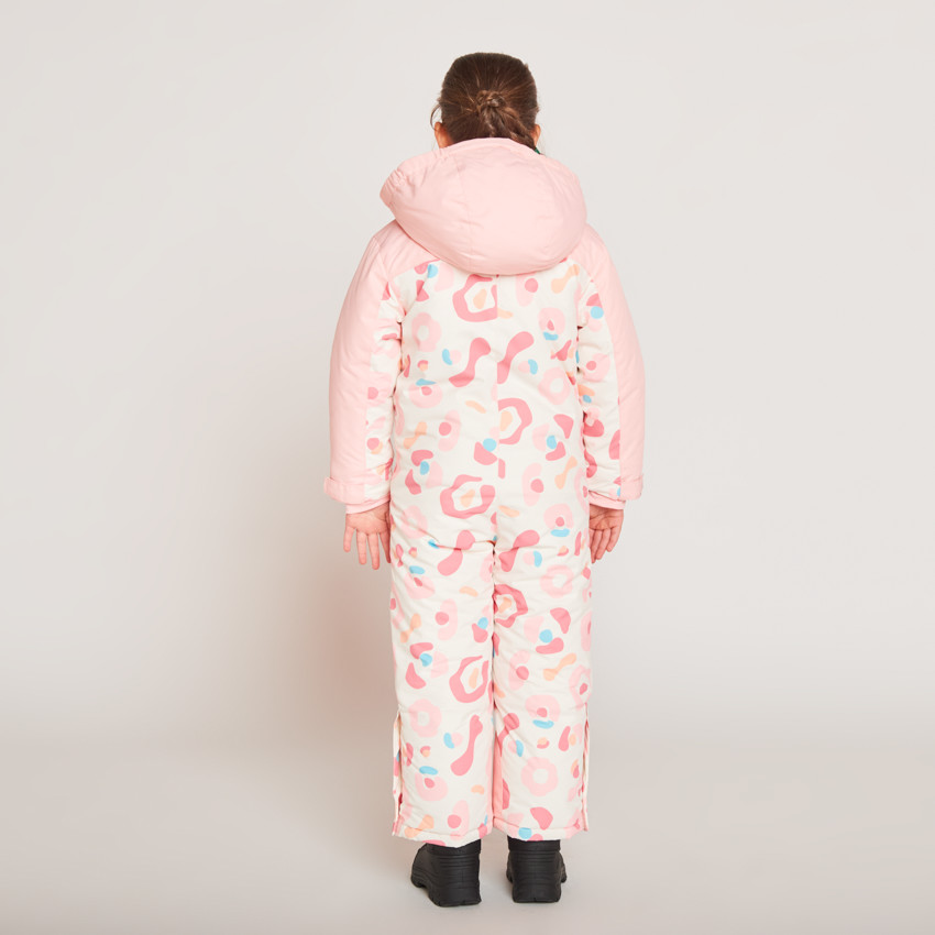 Combinaison de ski imprimé arty pour fille  