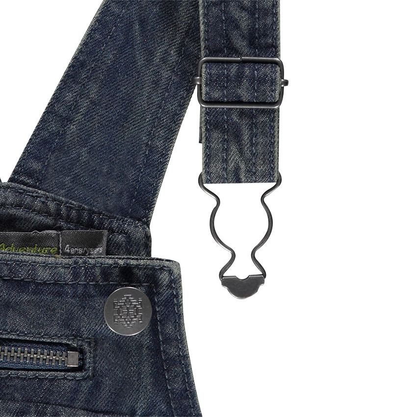 Τζιν σαλοπέτα με φθαρμένη και τσαλακωμένη όψη 