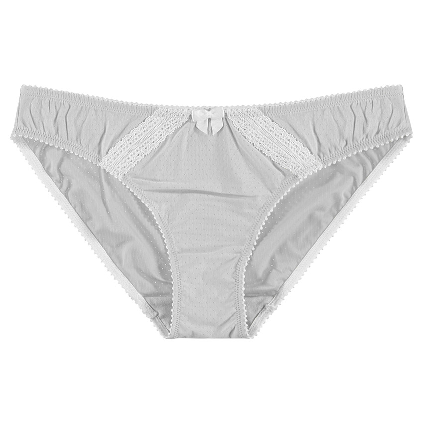 Culotte de grossesse avec empiècements en dentelle 