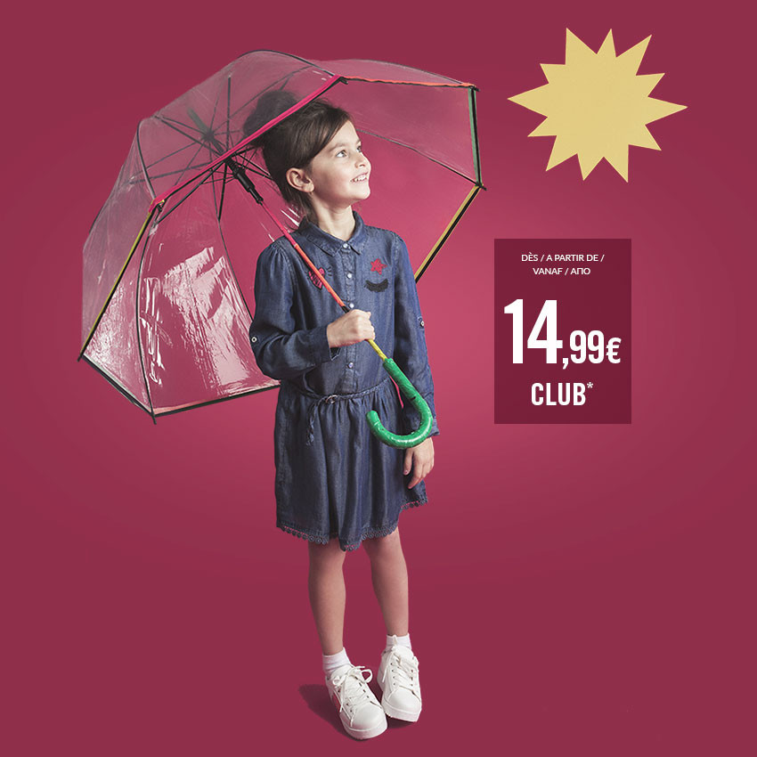 Μακρυμάνικο φόρεμα από tencel με κεντήματα 