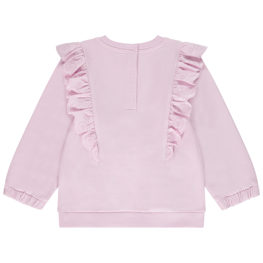 Φούτερ με βολάν για κορίτσι bebé 