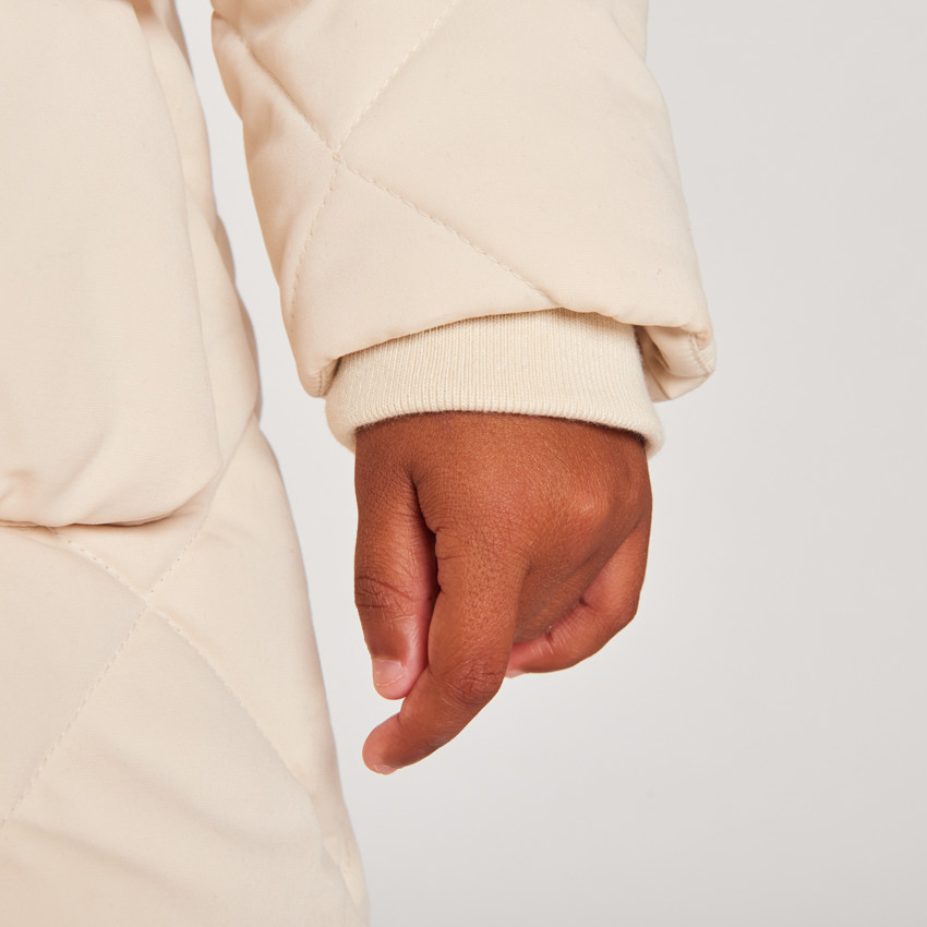 Ζακέτα με μακριά μανίκια από twill και sherpa + γιλέκο για κορίτσι  Additional Ζακέτα με μακριά μανίκια από twill και sherpa + γιλέκο για κορίτσι