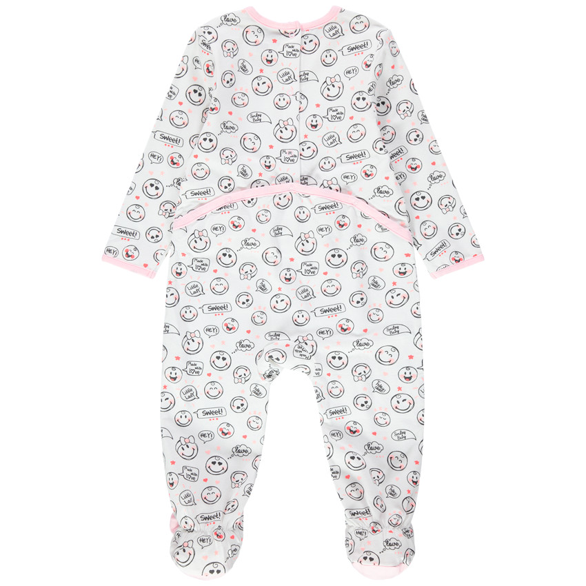 Φορμάκι ύπνου ζέρσεϊ με μοτίβο Smiley σε όλη την επιφάνεια 