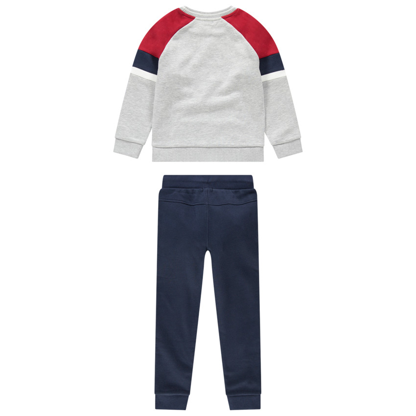 Σύνολο φόρμας από φανέλα με στάμπες σε κολεγιακό στυλ 