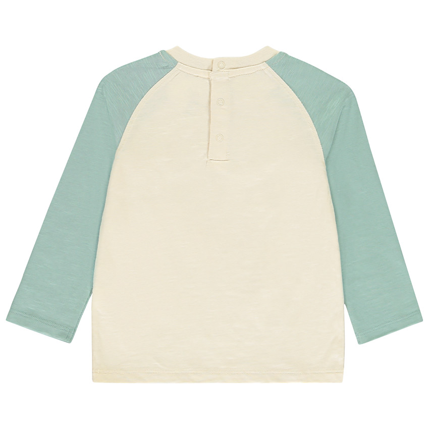 T-shirt μακρυμάνικο με αντίθετα χρώματα Mickey Disney για μωρό αγόρι 